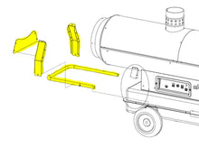 Load image into Gallery viewer, Front Tank Support Bracket and Handle Kit for Blaze 200 Heater