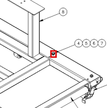 Load image into Gallery viewer, Graco 96/0409-1/99 Washer,flat,1/2,0.53x1.06x0.097, - highlighted in parts diagram