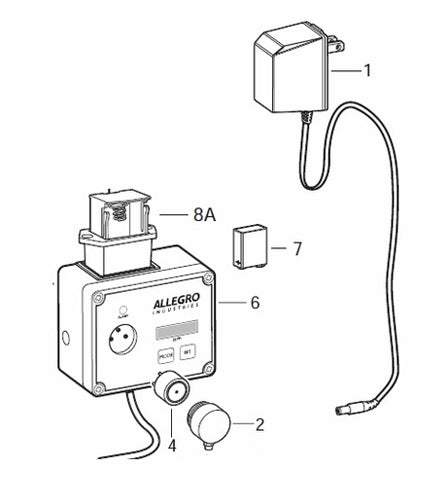 Allegro Co Monitor Complete Assembly For, 987202BC