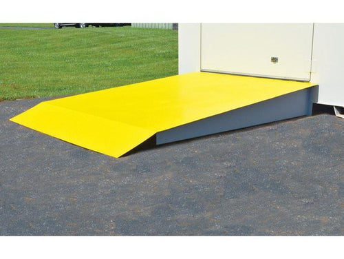Justrite 4- 16 Drum (105- 506 Cu Ft), Steel Loading Ramp for Outdoor Safety Lockers - 915003