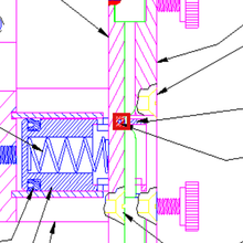 Load image into Gallery viewer, Graco A1000003 702-20/802-20,piston,bottom Pinch - highlighted in parts diagram