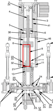 Load image into Gallery viewer, Graco A2000521 Rod,1053,meter,375od,2s - highlighted in parts diagram