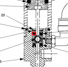 Load image into Gallery viewer, Graco A2000781 Washer,power-head,1206> Notes - highlighted in parts diagram