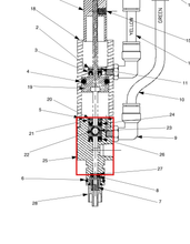 Load image into Gallery viewer, Graco A2010060 Rod,1206,metering/sleeve Assy - highlighted in parts diagram