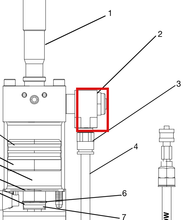 Load image into Gallery viewer, Graco A2010186 Kit,1092,drive Cyl Assy,1.00 - highlighted in parts diagram