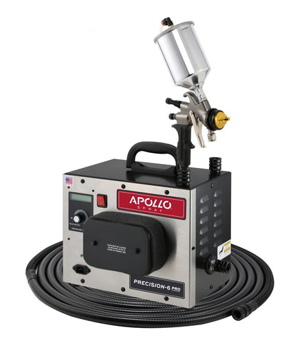 Apollo AP6PROS1107700GT600 PRECISION-6 PRO Turbo Paint Spray System with 600cc Gravity Cup