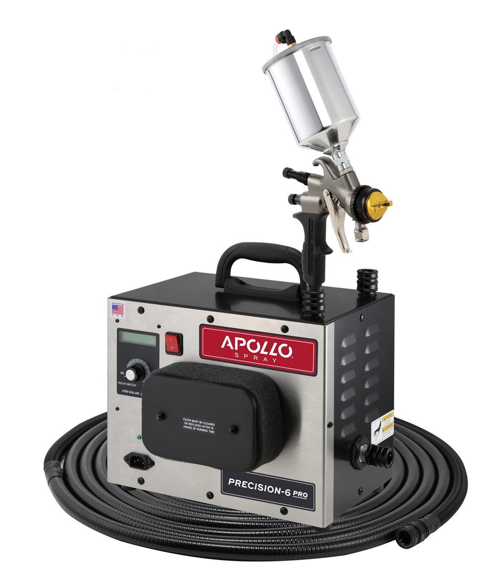 Apollo AP6PROS1107700GT600 PRECISION-6 PRO Turbo Paint Spray System with 600cc Gravity Cup