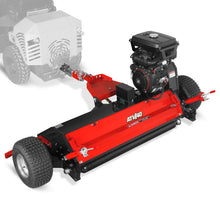 Load image into Gallery viewer, MechMaxx 55" Tow-Behind ATV Offset Flail Mower, 23HP 679cc E-start Gas Engine Powered; Adjustable Mowing Height, ATV140
