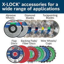 Load image into Gallery viewer, Bosch 25 pc. 6 In. 60 Grit X-LOCK Medium Grit Abrasive Fiber Discs