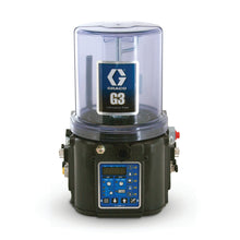 Load image into Gallery viewer, Graco G3™ Max Grease Lubrication Pump, 24 VDC, 4 Liter, Low Level with Controller, 5 Pin CPC, USB, Vent Valve, 1 Sensor