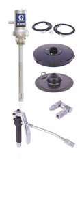 Graco LD Series 50:1 35 lb (16 kg) Grease Drum Pump Package - BSPP