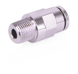 CSP Outlet Fitting - G-Lock Push-To-Connect Stud - 1/4 inch Hose Stud x 1/8 inch NPT male straight, 2000 psi