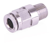 Load image into Gallery viewer, CSP Lubrication Point Fitting - Push-To-Connect Stud - 1/4 inch OD tube x 1/8 inch NPT male straight, 625 psi