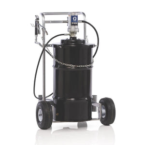 Graco LD Series 50:1 120 lb (54 kg) Grease Cart Mounted Pump Package - BSPP