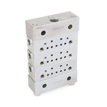 Load image into Gallery viewer, Graco Trabon® MSP Stainless Steel Divider Valve - 3 Section Base Plate Assembly, NPSF
