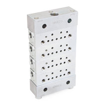 Load image into Gallery viewer, Graco Trabon® MSP Stainless Steel Divider Valve - 4 Section Base Plate Assembly, NPSF