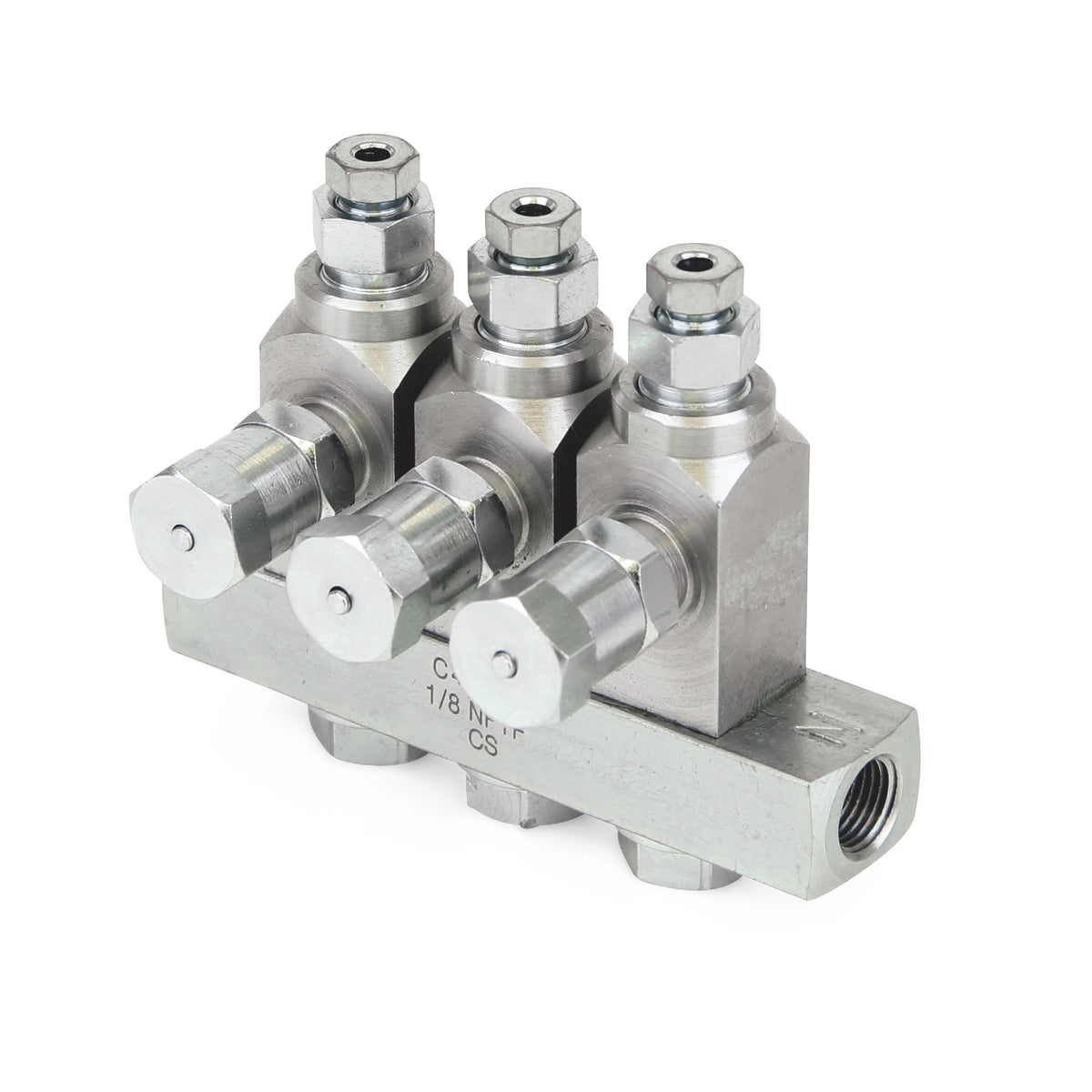 Graco GL-33™ Grease Injector, Carbon Steel, 3 Injector Manifold, 1/8 i