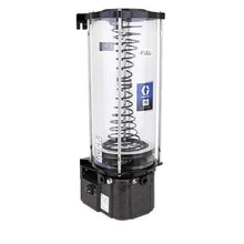 Load image into Gallery viewer, Graco G3™ Standard Grease Lubrication Pump, 24 VDC, 12 Liter One-Piece Reservoir, Follower Plate, External Low Level, DIN
