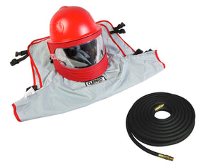 Clemco 25210 - Helmet, APL 600LP DLX, CFC, 50 ft. Hose