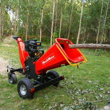Load image into Gallery viewer, MechMaxx 6 inch KOHLER E-Start 429cc 14HP Gas Powered 4 - Wheel Drum Wood Chipper with Taillight, B150