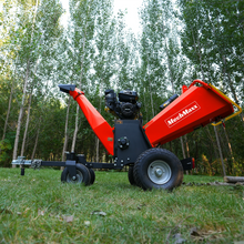 Load image into Gallery viewer, MechMaxx 6 inch KOHLER E-Start 429cc 14HP Gas Powered 4 - Wheel Drum Wood Chipper with Taillight, B150