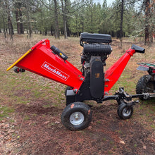 Load image into Gallery viewer, MechMaxx 8 inch ZONSEN E-Start 1000cc 35hp Gas Powered 4 - Wheel Drum Wood Chipper with Taillight, B200