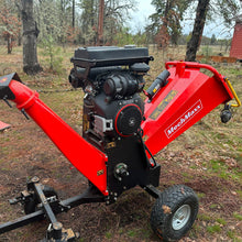 Load image into Gallery viewer, MechMaxx 8 inch ZONSEN E-Start 1000cc 35hp Gas Powered 4 - Wheel Drum Wood Chipper with Taillight, B200