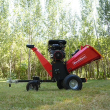 Load image into Gallery viewer, MechMaxx 8 inch ZONSEN E-Start 1000cc 35hp Gas Powered 4 - Wheel Drum Wood Chipper with Taillight, B200