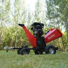 Load image into Gallery viewer, MechMaxx 8 inch ZONSEN E-Start 1000cc 35hp Gas Powered 4 - Wheel Drum Wood Chipper with Taillight, B200