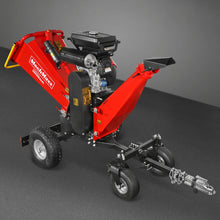 Load image into Gallery viewer, MechMaxx 8 inch HONDA E-Start 688cc 22hp Gas Powered 4 - Wheel Drum Wood Chipper with Taillight, B200
