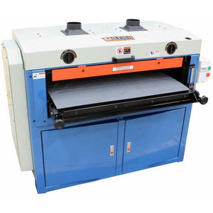 Baileigh Industrial - 220V Single Phase 7.5HP 37" x 6" Dual Drum Sander with 2 Speed Conveyor
