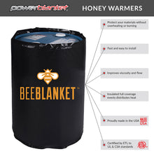 Load image into Gallery viewer, Bee Blanket Drum Heater for 55 Gallon Drums, Programmable Controller, 120V