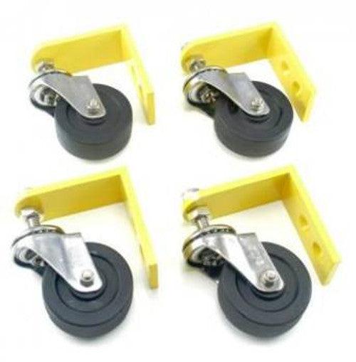 BE 3.016 Whirl-A-Way Surface Cleaner Caster & Bracket Set Wheel Kit for 20