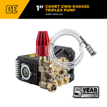 Load image into Gallery viewer, BE Comet ZWD-K4042G Triplex Pump Assembly 4.0 GPM 4200 PSI - 85.149.079B - image 2