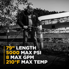 Load image into Gallery viewer, BE 79" Stainless Steel Insulated Pressure Washer Wand 5000 PSI 85.202.029S - image 3