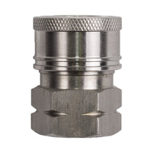 Load image into Gallery viewer, BE 3/8" Quick Connect Coupler x 3/8" FNPT, Stainless Steel, Boxed - 85.300.103SBEP