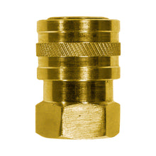 Load image into Gallery viewer, BE 3/8" FNPT Quick Connect Coupler, Brass, 4,000 PSI - 85.300.103