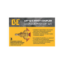 Load image into Gallery viewer, BE 90° Adjustable 3-Position Pivot Coupler, 1/4" Quick Connect - 85.300.172 - image 3