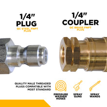 Load image into Gallery viewer, BE Quick Connect Fitting Kit, 1/4" &amp; 3/8" Plugs and Couplers, QC x MNPT - 85.400.210 - image 4