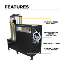 Load image into Gallery viewer, BE 67HD-3-460 Hot Water Electric Pressure Washer 3000 PSI 5.0 GPM 10 HP 460V 3-Phase - 67HD-3-460 - image 3