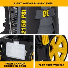 Load image into Gallery viewer, BE 2150 PSI 1.6 GPM Cold Water Electric Pressure Washer with 1.5 HP Motor - P2115EN - image 7