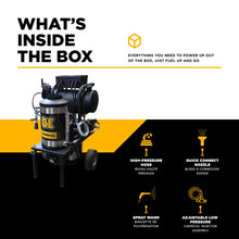 Load image into Gallery viewer, BE Hot Water Electric Pressure Washer 2.0 GPM @ 1400 PSI 2 HP 4-Wheel TDPB - 1250-4WTDPB - image 5
