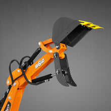 Load image into Gallery viewer, MechMaxx 7' Tractor Backhoe Attachment with Hydraulic Thumb, 12" Bucket, ISO/SAE Switchable Controls, Self-Contained Hydraulic System, 3 Point Hitch Cat.1, 15-50 HP, BH660H