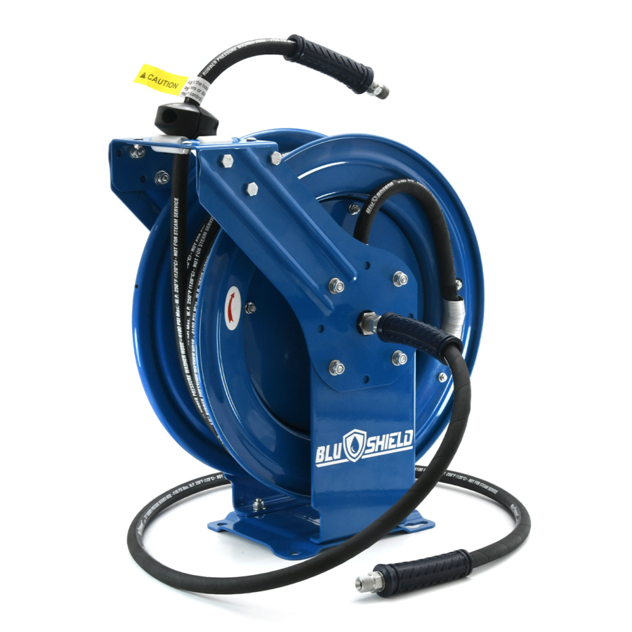 BluBird PWR38100 BluShield Pressure Washer Hose Reels (Dual Arm)