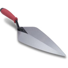 Load image into Gallery viewer, Marshalltown BTSG1155 11" x 5 1/2" Wide London Style Brick Trowel with Red Soft Grip Handle PALLETIZED