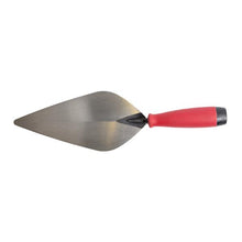 Load image into Gallery viewer, Marshalltown BTSG12 12" x 5" London Style Brick Trowel with Red Soft Grip Handle