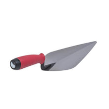 Load image into Gallery viewer, Marshalltown BTSG12 12" x 5" London Style Brick Trowel with Red Soft Grip Handle