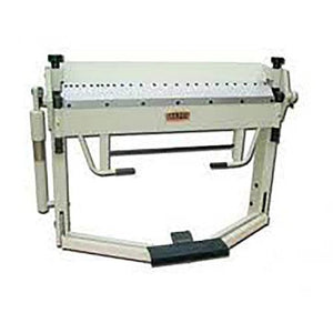 Baileigh Industrial - Manually Operated Box and Pan (Hardened Finger) Brake, 40" Length, 12 Gauge Mild Steel Capacity,