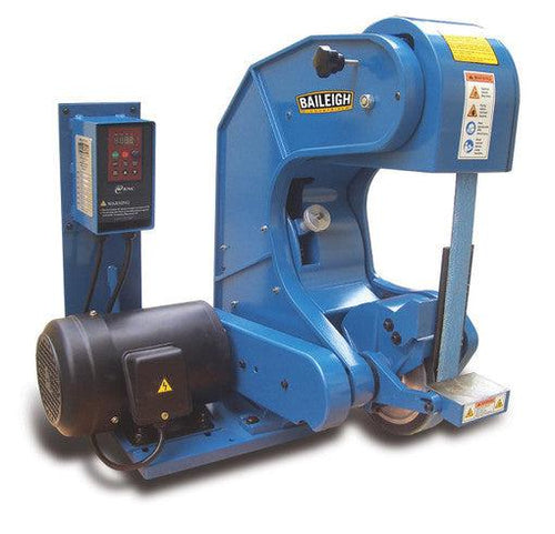 Baileigh Industrial - 220V 1Phase Three Wheel Variable Speed Belt Grinder. 2