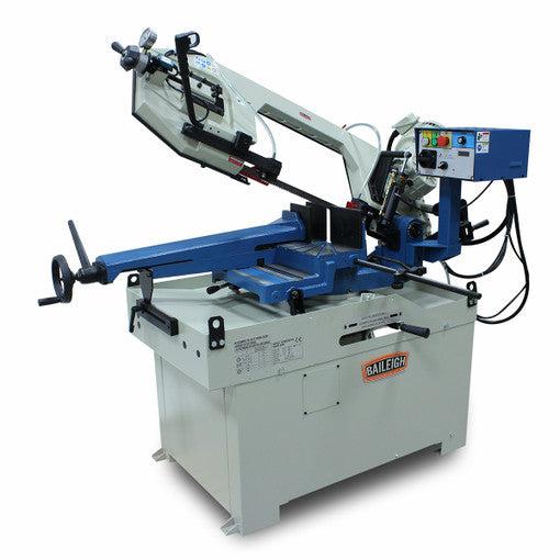 Baileigh Industrial - 220 Volt Single Phase Dual Mitering Metal Cutting Band Saw